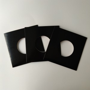 7 tum 45 varv / min 350 gsm brun kartongskivajacka med hål