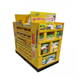 Försäljningspunkt Pappersstativskärm, POS POP Golvstativ, Kartongskärmstativ