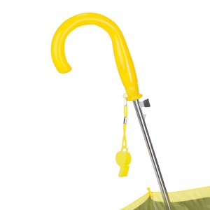 Djurformat paraply med tecknad design Auto öppet rakt 19 tum paraply för barn