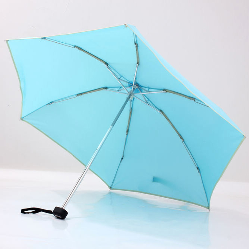blå mini paraply för väska
