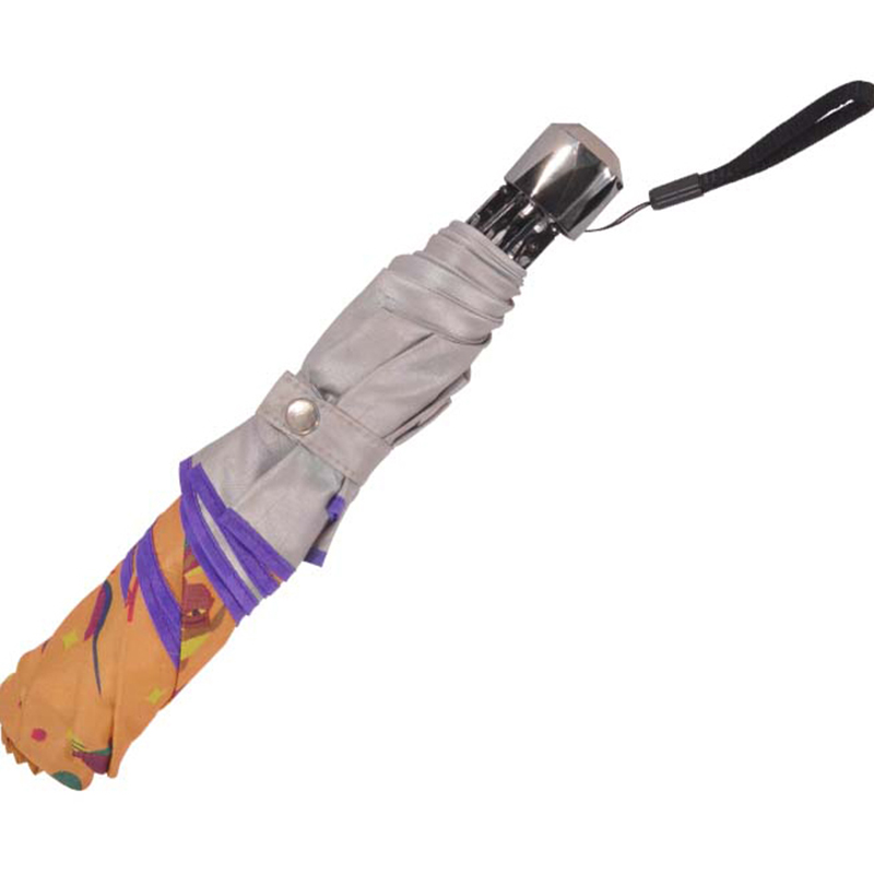 3-fold paraply med silverbeläggning Penna paraply