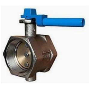 Gängad fjärilsventil