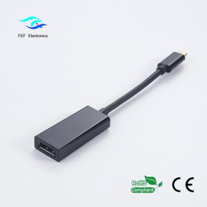 USB TYP C för Displayport-ABS-skalskal för kvinnor: FEF-USBIC-004A