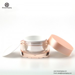 HXL238 lyxig rund akryl kosmetisk burk