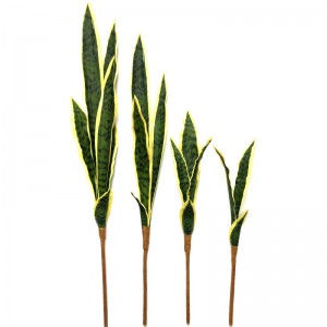 Konstgjord mor i lagens tunga bra som Snake Plant Home Office Decor