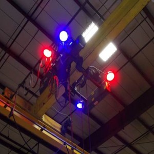 Bridge Crane Warning Lights 120W High Brightness Overhead Beam Crane Lights
