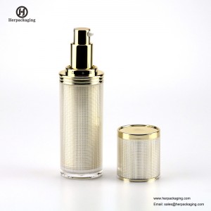 HXL329 Tom akryl, luftfri kräm och Lotion Bottle-kosmetisk förpackning