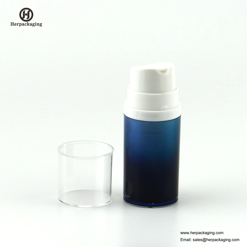 HXL416B Tom akryl, luftfri kräm och Lotion Bottle-kosmetisk förpackning