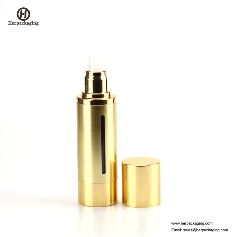 HXL418 Tom akryl, luftfri kräm och Lotion Bottle-kosmetisk förpackning