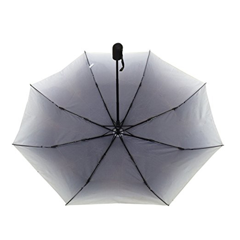 23-tums reklam 3-faldigt paraply med automatiskt öppet och stängt lutningstryck