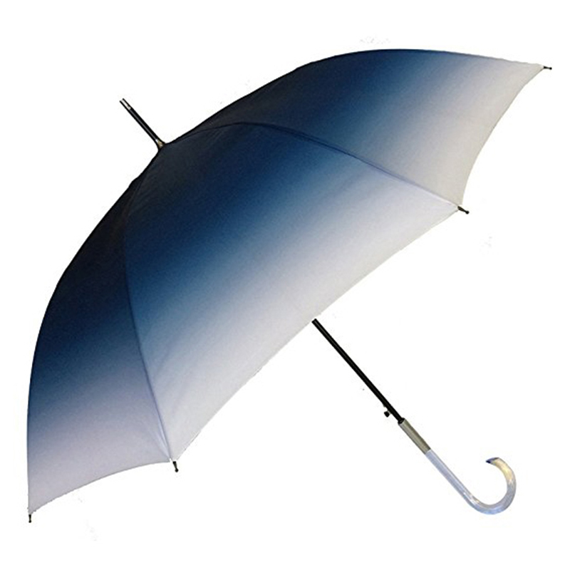 23 tum Automatisk öppen lutningstygfärgad paraply