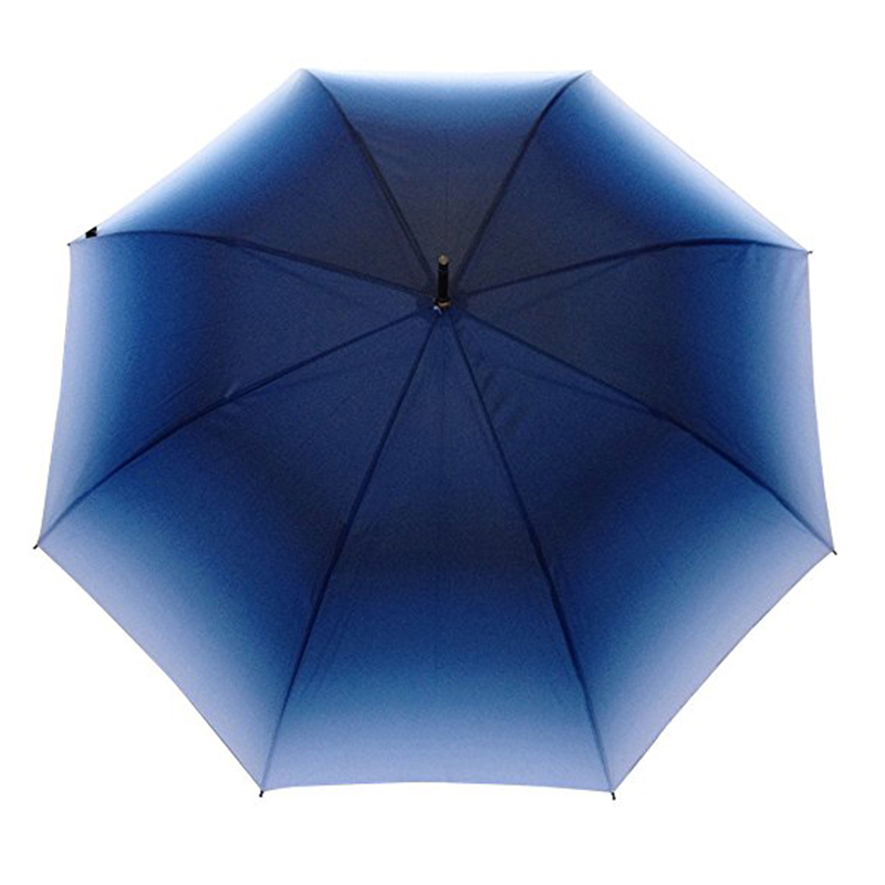 23 tum Automatisk öppen lutningstygfärgad paraply