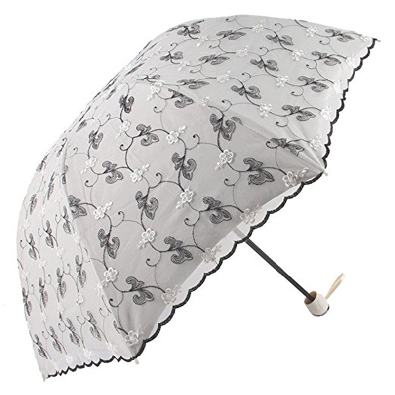 2019 ny stil paraply manuell öppen funktion 3 fällbart paraply