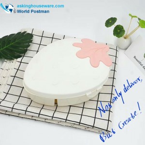 Strawberry Shape Candy and Melon Seeds Container