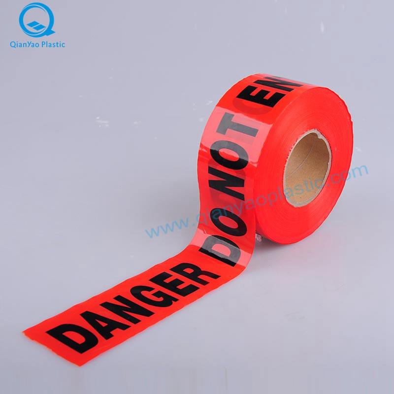 Red DANGER Tape, Red DANGER IN INTER Barrier Tape, Red PRELIGRO Barricade Tape