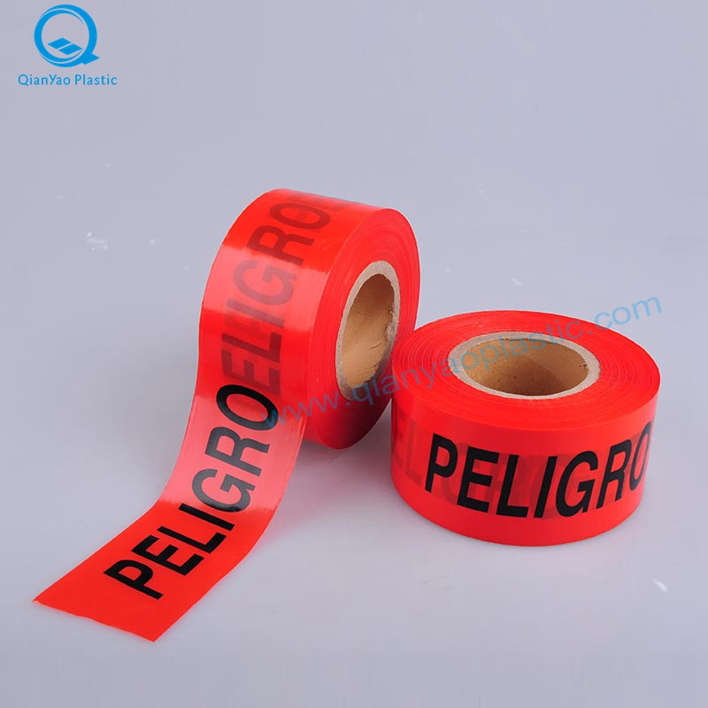 Red DANGER Tape, Red DANGER IN INTER Barrier Tape, Red PRELIGRO Barricade Tape