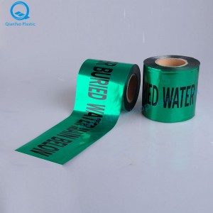 Australien begravd Vattentetekterbar varningstejp; GAS Dectable Varningstejp; REKLAMERAD Vattentänkbar varningstejp