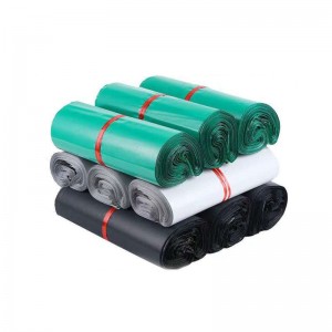 anpassad plastkurirväska med påse \u0026 ups dhl expressväska med transparent ficka