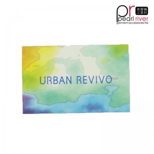 mode färgglada stort antal hangtag klistermärke