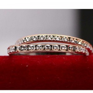 925 Diamond Rose, Golden Star, Golden Ring, European and American Wind