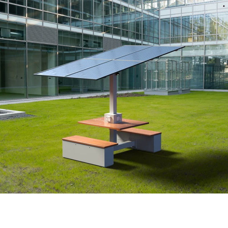 Soluppladdningstabell Arbetsstationer på campus Hållbar energiproduktivitet