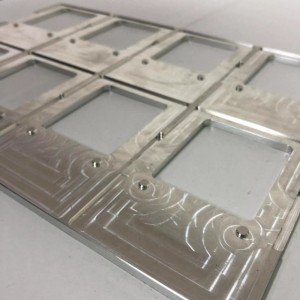 CNC-bearbetningsdelar av aluminium Elektroniskt kretskort Press Fit Fixture