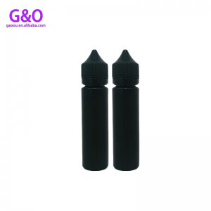 60 ml flaska eliquid enhörning eliquid flaska ny v3 svartblå plast husdjur knubbig gorilla enhörning vape dropper flaskor