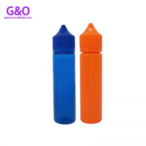 flaska för e flytande e flytande flaska 60 ml svart ny knubbig gorilla enhörning plast droppflaskor enhörning droppflaskor