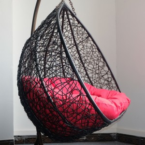 Stor metall utomhus 3-sits trädgård Swing Design