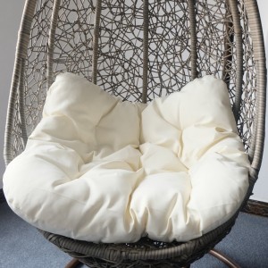 Double Outdoor Rattan Hanging Egg Chair Swing