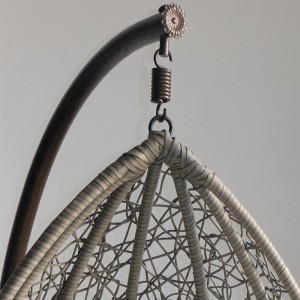 Double Outdoor Rattan Hanging Egg Chair Swing