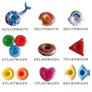 Olika \u0026 Populära Uppblåsbara Drinkhållare / Dryck Båt / Kopphållare