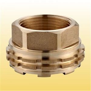 Mässingsinsats för PPR-tee