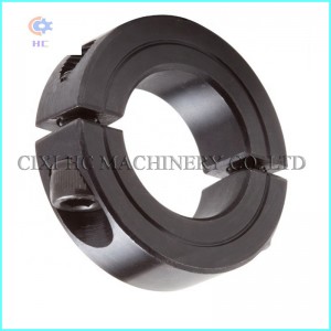 Tvådelad klämaxelkrage