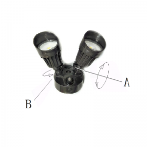 LED-säkerhetsrörsensor utomhusljus