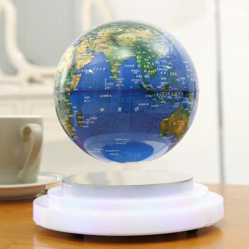 magnetisk roating levitation globe PA-0734-G flytande 6 tums 7 tums 8 tums jordklot