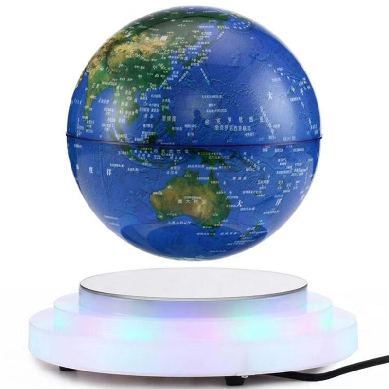 magnetisk roating levitation globe PA-0734-G flytande 6 tums 7 tums 8 tums jordklot