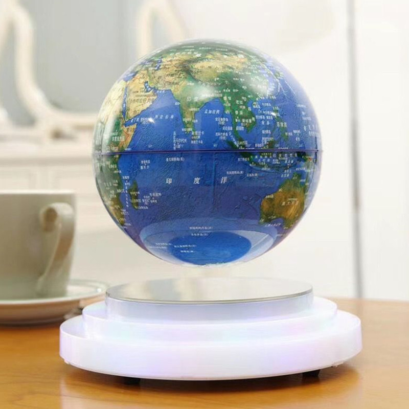 magnetisk roating levitation globe PA-0734-G flytande 6 tums 7 tums 8 tums jordklot