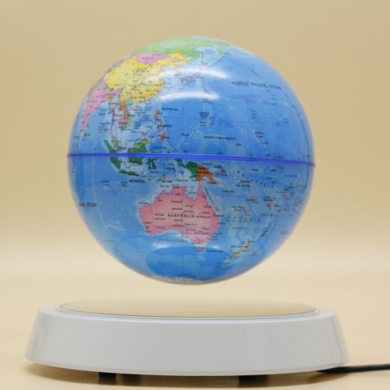 360 Roterande magnetisk levitering levitate globe PA-0713-G flytande klot 6 tum 7 tum 8 tum