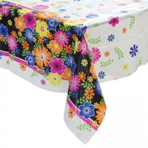 Alla hjärtans dag bordsduk semester dekoration En gång använda mattor