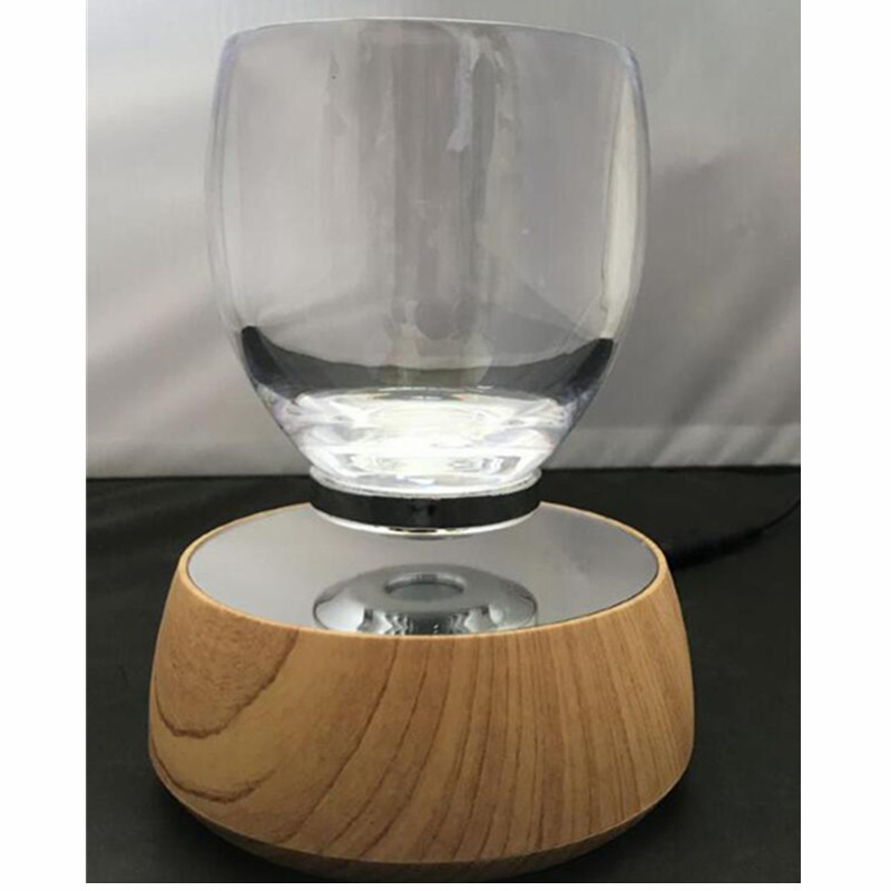 ny 360 roterande magnetisk levitation flytande kopp glas