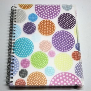 Plastdäck Ringbinder Notebok med elastiskt band