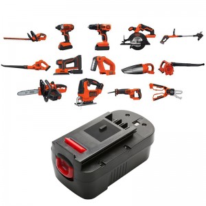 Ni-Cd 18V 1500mAh-batteri för Black \u0026 Decker A18, A18E, A1718, A18NH, HPB18, HPB18-OPE Power Tool Batteri