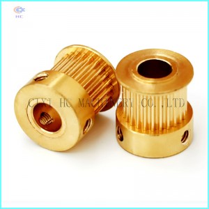 Liten CNC-bearbetning Mässingstidsremskiva