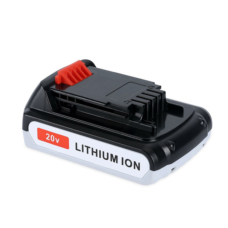 Li-ion 1500mAh 20V Batterier för utbyte av trådlösa verktyg för Black u0026 Decker LB20, LBX20, LBX4020, LB2X4020