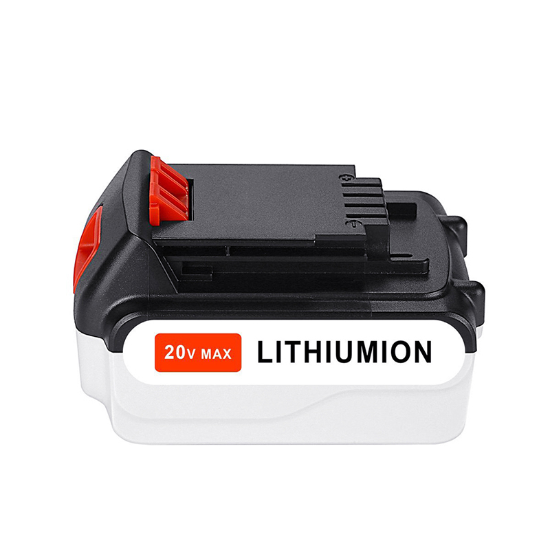 Li-ion 20V 5000mAh utbytesbatterier Trådlösa verktyg för Black u0026 Decker LB20, LBX20, LBX4020, LB2X4020