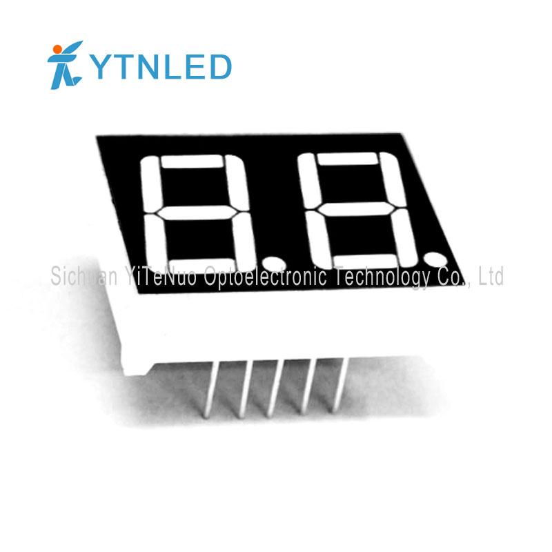 0,56 tum 2-siffrig röd 7 Segment LED-display, digitalt rör