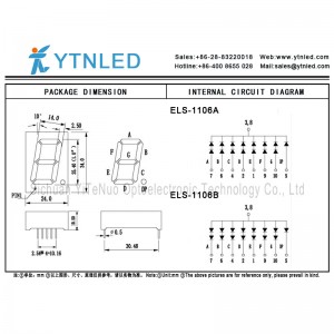 1 tum röd 1 siffra 7 Segments LED-display, digitalt rör