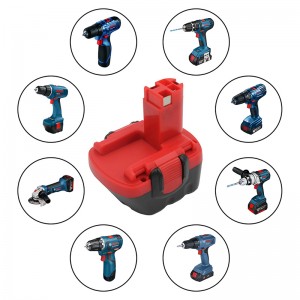 Bosch BAT043 BAT045 Ni-Cd 2000mAh 12V Batteripaket Elverktyg