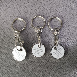 P019 mynt nyckelring